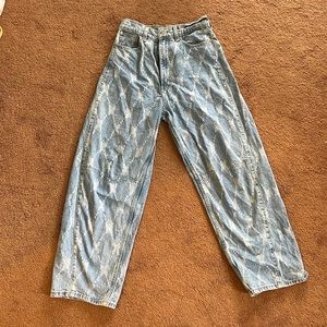 High Rise Butterfly Jeans
